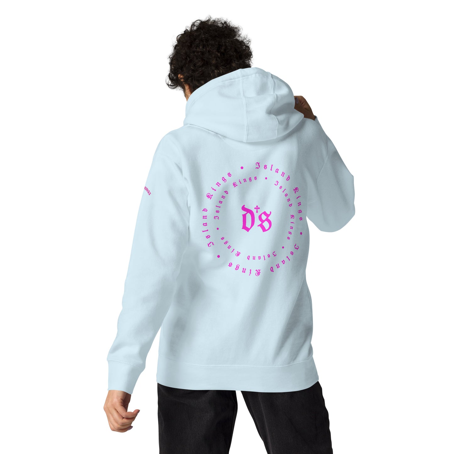 DS Island Kings Forever Unisex Hoodie Blk/Pink