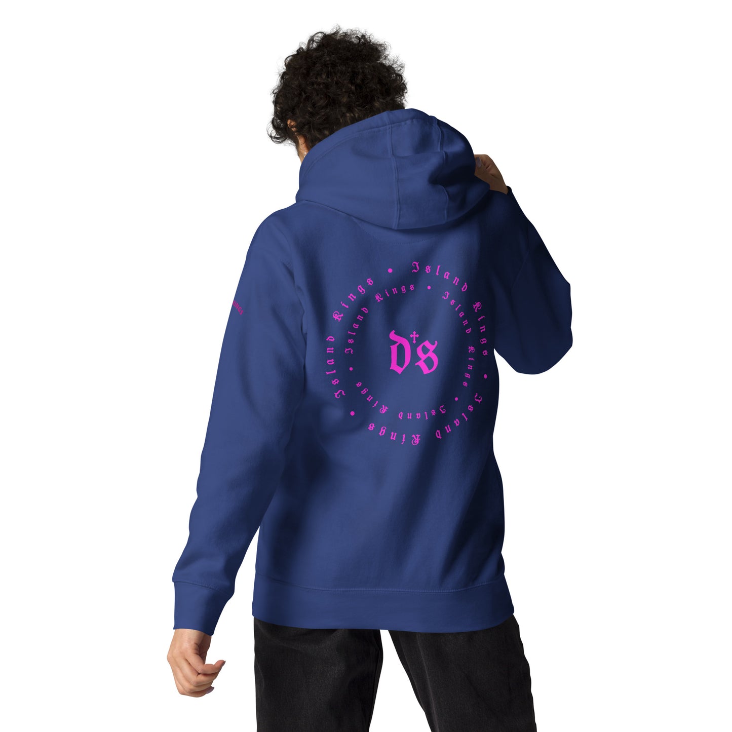 DS Island Kings Forever Unisex Hoodie Blk/Pink