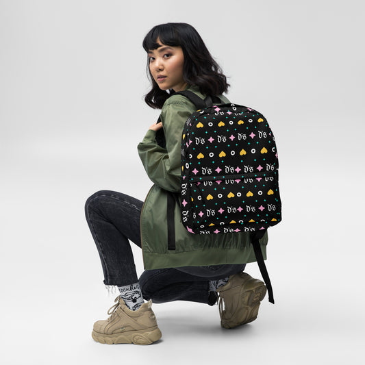 All Over You -DS Island Kings Backpack Blk/Yellow/Pink