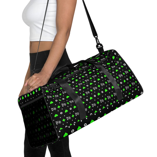 All Over You - DS Island Kings Duffle bag Blk/Neon Green