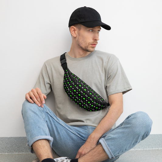 All Over You - DS Island Kings Fanny Pack Blk/Neon Green