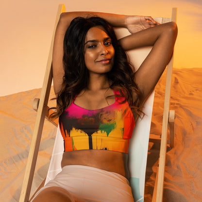 Chula Palms - DS Island Kings Longline sports bra