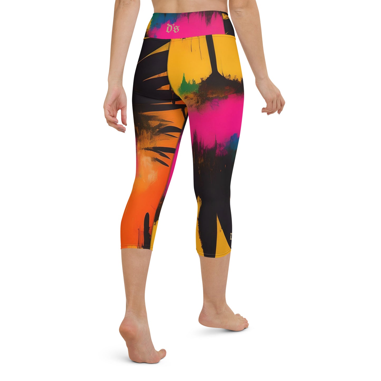 Chula Palms - DS Island Kings Yoga Capri Leggings