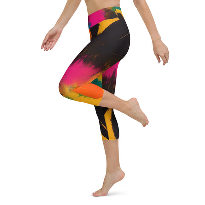 Chula Palms - DS Island Kings Yoga Capri Leggings