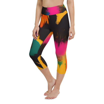 Chula Palms - DS Island Kings Yoga Capri Leggings