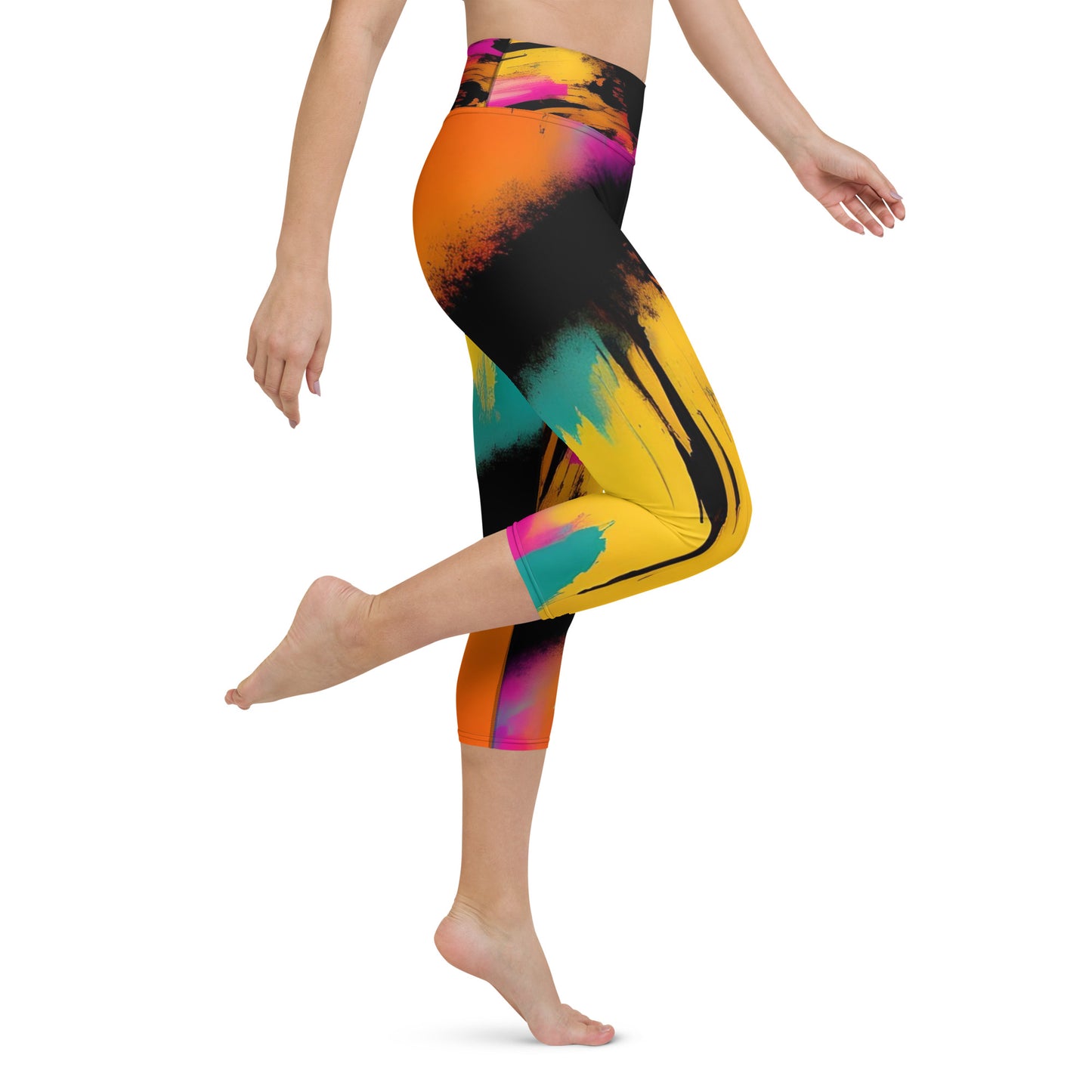 Miami Vibez - DS Island Kings Yoga Capri Leggings