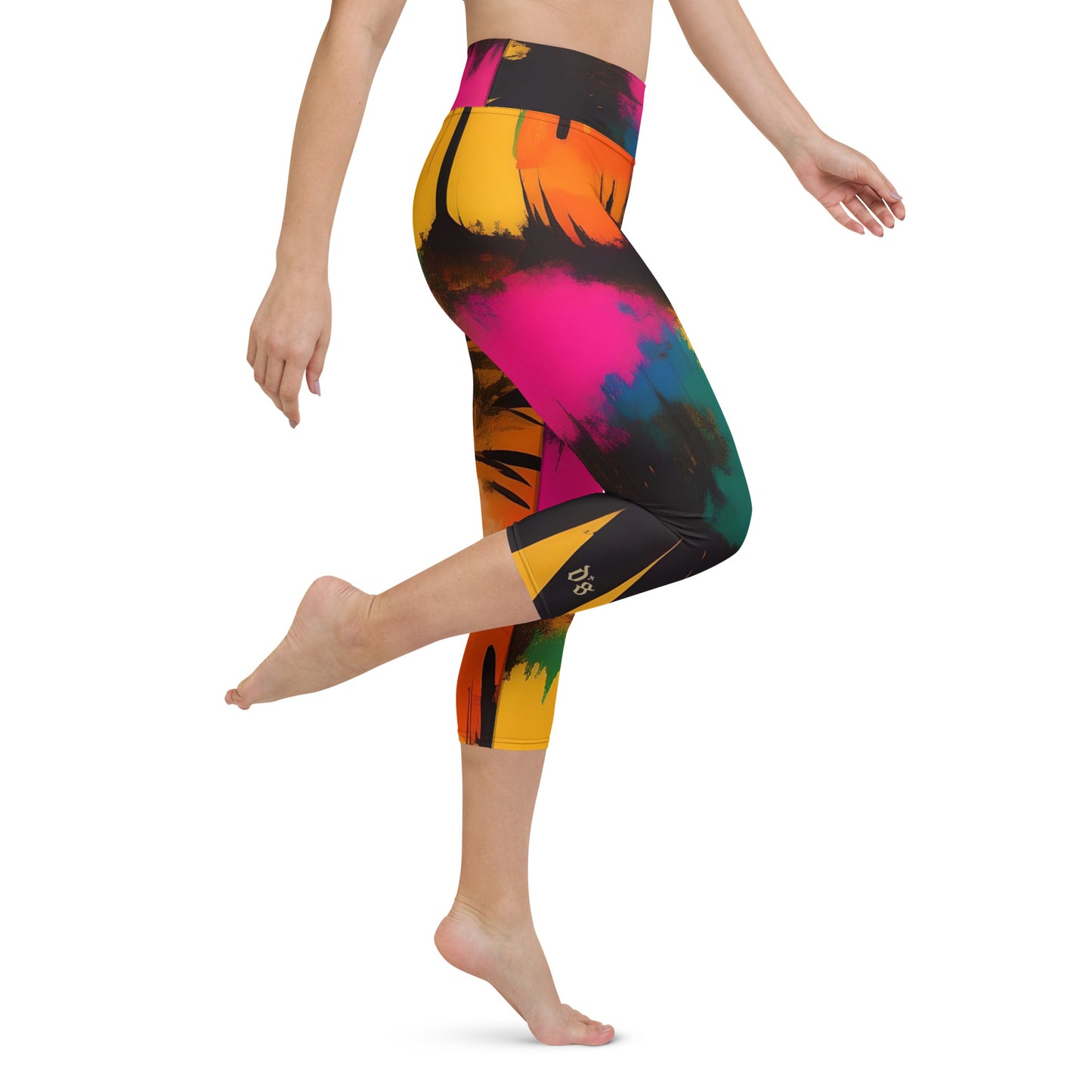 Chula Palms - DS Island Kings Yoga Capri Leggings