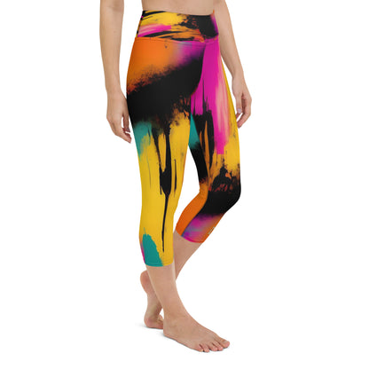 Miami Vibez - DS Island Kings Yoga Capri Leggings