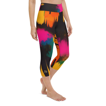 Chula Palms - DS Island Kings Yoga Capri Leggings