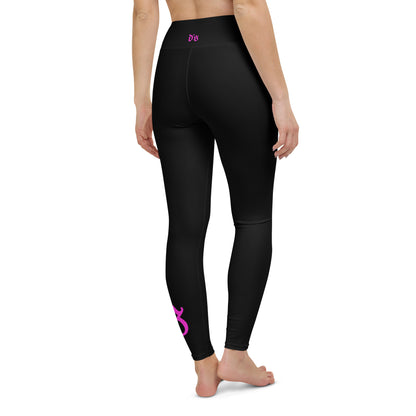 DS Island Kings Forever Yoga Leggings Blk/Pink