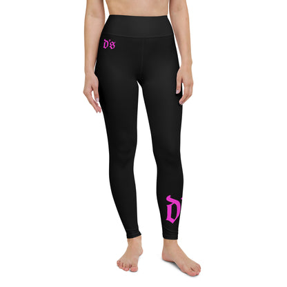 DS Island Kings Forever Yoga Leggings Blk/Pink