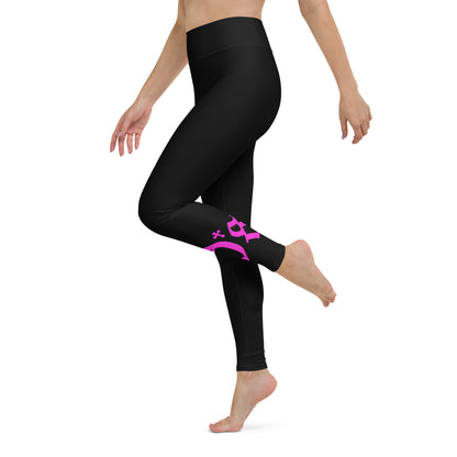 DS Island Kings Forever Yoga Leggings Blk/Pink