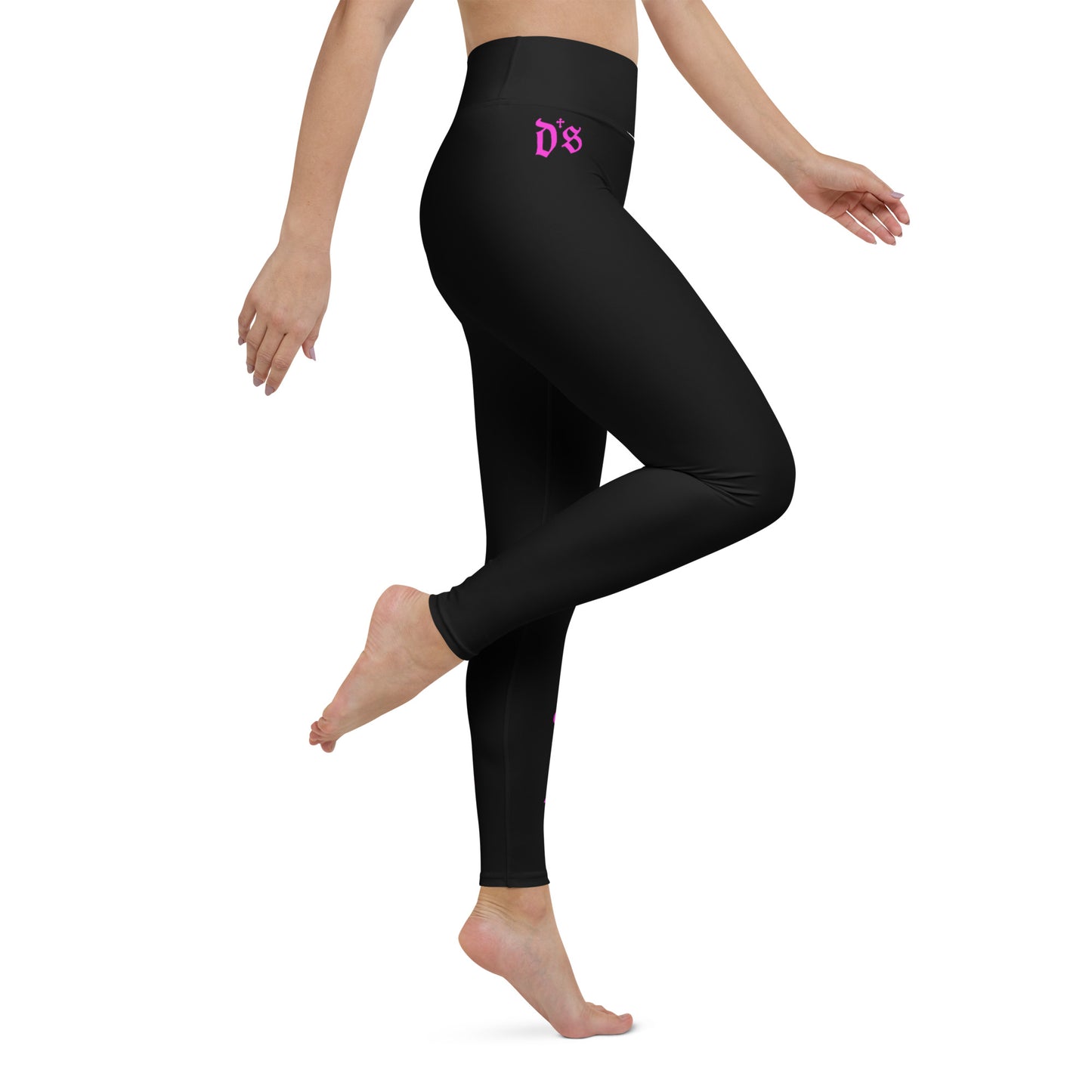 DS Island Kings Forever Yoga Leggings Blk/Pink