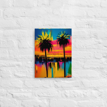 Trippy Palms -DS Island Kings Canvas