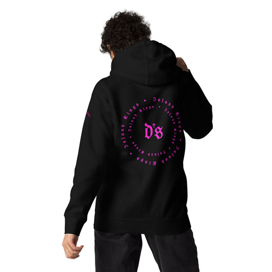 DS Island Kings Forever Unisex Hoodie Blk/Pink