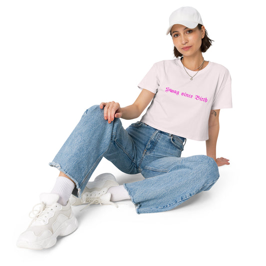 Swag Since Birth - DS Island Kings Women’s crop top