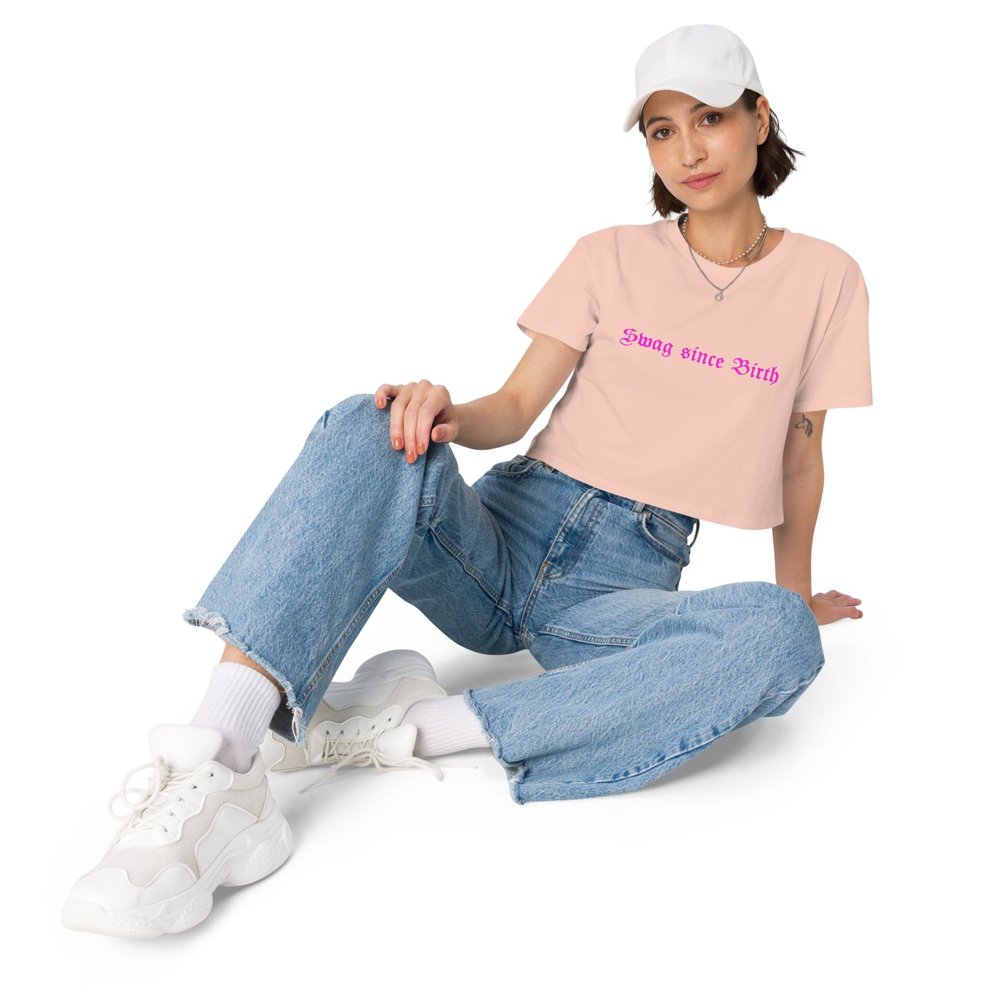 Swag Since Birth - DS Island Kings Women’s crop top